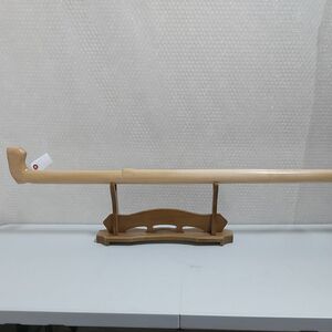 ハードメイプル　楓製　ステッキ　杖　木製　太杖　無垢材　彫刻　1