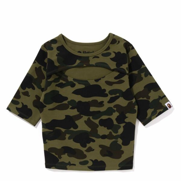 1ST CAMO CUT OUT TEE L