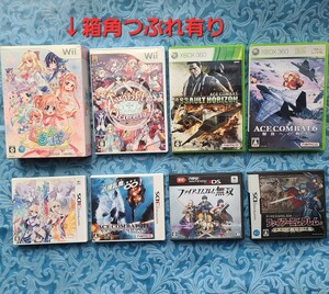 【Wii　激レア】 お掃除戦隊くりーんきーぱー トゥインクルクィーン Xbox 360 ACE COMBAT DS 3DS ファイアー エムブレム ガンヴォルト