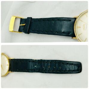 エニカ ウルトラソニック ゴールド 手巻き メンズ 腕時計 ENICAR の画像2