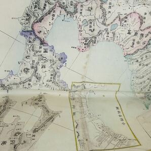 戦前 古地図 明治 改正北海道明細全図 資料の画像5