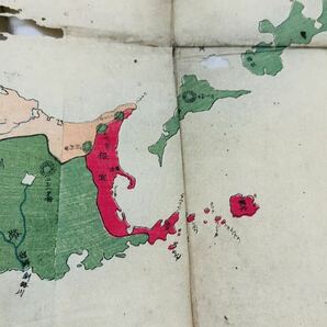 射號日本地図 明治六年 戦前古地図 石川県学校蔵版 の画像5