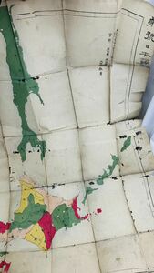 射號日本地図　明治六年　戦前古地図 石川県学校蔵版　