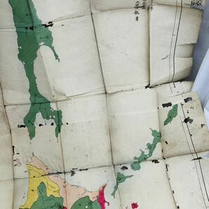 射號日本地図 明治六年 戦前古地図 石川県学校蔵版 の画像1