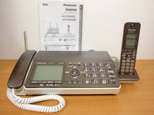 【即決・送料込】Panasonic KX-PD503DL 電話 FAX ファックス 子機付き パナソニック