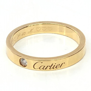 【中古】Cartier　エングレーブド　リング　14号　カルティエ　　[240066141559]
