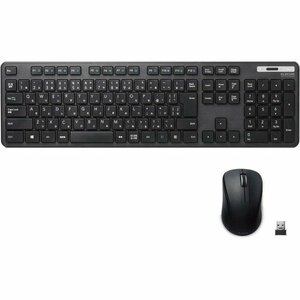  Elecom TK-FDM110MBK black mouse attaching keyboard receiver attached wireless key board 26