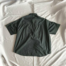 Graphpaper グラフペーパー Broad S/S Oversized Regular Collar Shirt color : Dark Slate size : O_画像2