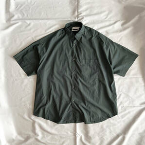 Graphpaper グラフペーパー Broad S/S Oversized Regular Collar Shirt color : Dark Slate size : Oの画像1