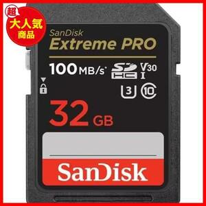 ★32GB★ 【32GB】 サンディスク Extreme Pro SDHC UHS-I U3 V30対応 R:95MB/s 海外リテール SDSDXXG-032G-GN4IN [並行輸入品]