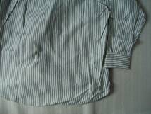 ◆JOSEPH ABBOUD　長袖シャツ　Mサイズ　　ストライブシャツ　　USED商品_画像8