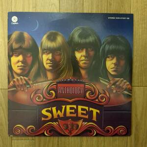 中古 | SWEET ANTHOLOGY LIVE & BEST | LP レコード | ECS-67057 | スウィート ライブ&ベスト グラムロック バブルガムロック