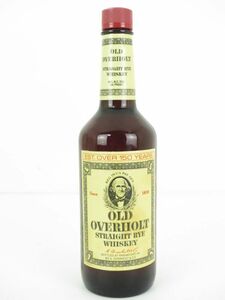 【未開栓】オールド オーバーホルト OLD OVERHOLT　ライ ウイスキー　特級 750ml 40%