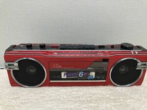 昭和レトロ　通電確認済　SANYO　カセットレコーダー　U4-S25 ラジカセ サンヨー 