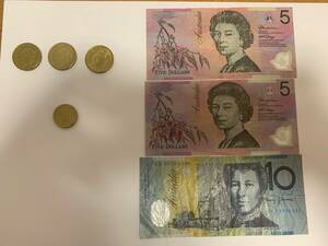 オーストラリアドル 25ドル分 紙幣 硬貨 コイン