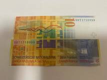 スイス スイスフラン 10フラン 紙幣 旧紙幣 _画像2