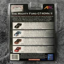 超激レアHOスロットカーAFX新品未使用！未開封♪初版SRTトミーTOMY1966フォードFORD GT40 MKⅡマーク2#8797LEMANSルマン24時間V8優勝車TYCO_画像8