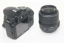 Nikon デジタル一眼レフカメラ D3200 レンズキット AF-S DX NIKKOR 18-55mm f/3.5-5.6G VR付属 ブラック D3200LKBK #3345-222_画像2