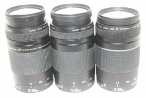 【レンズ3点まとめ売り】Canon EF 75-300mm F4-5.6 #3345-238