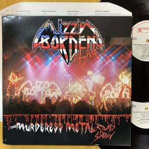 EU盤 リジー・ボーデン Lizzy Borden 2LP The Murderess Metal Road Show RR9702 レコード リジィ・ボーデン マーダラスメタルロードショウ