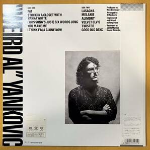 レア 美盤 見本盤 アル・ヤンコビック Weird Al Yankovic / Fat Even Worse C28Y0332 Michael Jackson LP レコード アナログ盤 プロモ盤の画像4