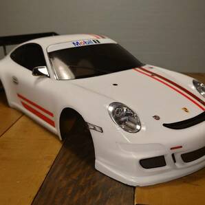 タミヤ RCカー ラジコン SP.1336 1/10RC ポルシェ911 GT3 カップカー タイプ997 スペアボディ 塗装済み 中古品の画像9