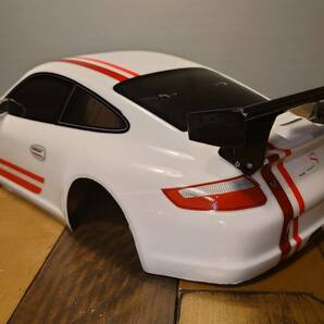 タミヤ RCカー ラジコン SP.1336 1/10RC ポルシェ911 GT3 カップカー タイプ997 スペアボディ 塗装済み 中古品の画像10