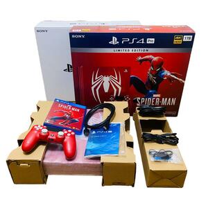 美品 PS4 Pro スパイダーマン リミテッドエディション　PlayStation4 Pro Marvel s Spider-Man Limited Edition CUHJ-10027