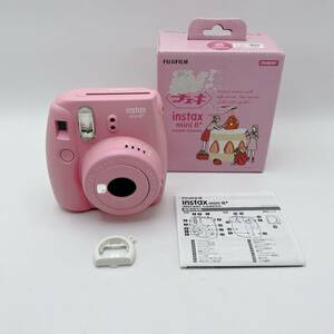 FUJIFILM Cheki instax mini 8+ instant camera pink electrification verification settled (I0670)