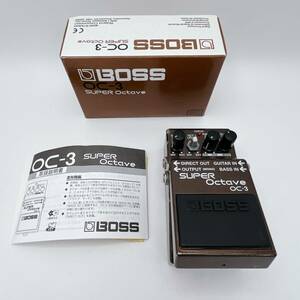 【ジャンク品】BOSS SUPER Octave OC-3 エフェクター (I0700)