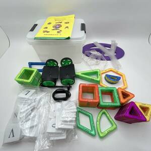 マグネットブロック 磁気おもちゃ 磁石 子供 知育玩具 (OI0369)