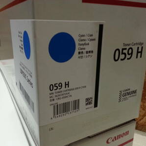 Canon キャノン 純正 トナーカートリッジ 059H 3色セット シアン/マゼンダ/イエロー 新品未使用の画像7