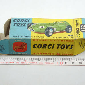 G4-105 ミニカーの空箱 コーギートイズ CORGI TOYS 152 B.R.M FORMULA I GRAND PRIX RACING CAR の画像2