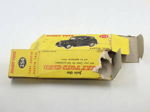 G4-108 minicar. empty box Dinky toys DINKY TOYS 254 AUSTIN TAXI Austin * taxi 