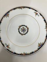 WEDGWOOD ウェッジウッド OSBORNE オズボーン 4枚セット プレート 洋食器 中皿 花柄 黒壺印 イギリス製 直径約20.5㎝_画像4