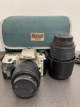 Nikon F50D PANORAMA フィルムカメラ カメラセット AF レンズ2本付属 カメラバッグ付き 作動未確認 ジャンク品_画像1