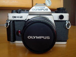 オリンパス（OLYMPUS）一眼レフカメラOM-4Tiボディ +（OLYMPUS G.ZUIKO 純正50mm高級レンズ1.８付）USED