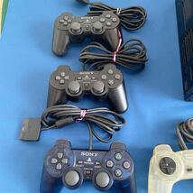 動作品 SONY プレステーション2 PS2 SCPH-30000 本体2台 コントローラー 他_画像8