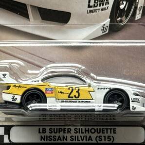 Hot Wheels ホットウィール LB スーパーシルエット 日産 シルビア (S15) プレミアム リバティウォーク 3台の画像3