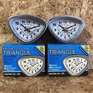 DULTON ダルトン MAGNETIC CLOCK TRIANGLE マグネティック クロック トライアングル 2個セット