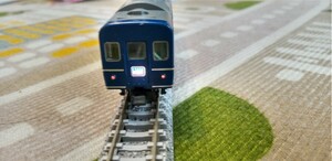 TOMIX Nゲージ カニ24-100形 電源車　あさかぜ　銀帯　テールライト点灯　未使用インレタ付き　梱包後に定形外郵便かゆうパケットで発送