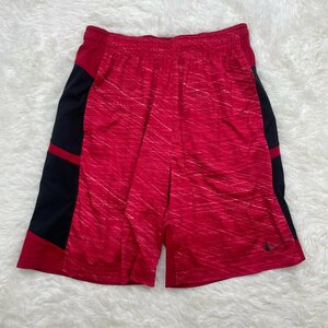 1円～　A-3　NIKE　ナイキ　ショートパンツ　DRI-FIT　レッド系 サイズL ポリエステル　638966-687　ハイパースピード ハイパー フラッシュ