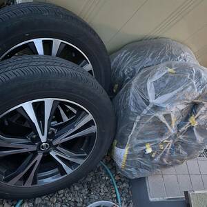 ★日産★ニッサン★T32 エクストレイル 後期 純正 タイヤホイール4本セット DUNLOP 225/60R18 2018年製 T30/T31 流用 小傷程度★溝あり！