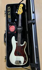 Fender Precision Bass Hama Okamoto Fender Precision Bass Olympic White Made in Japan Почти неиспользованный бонус