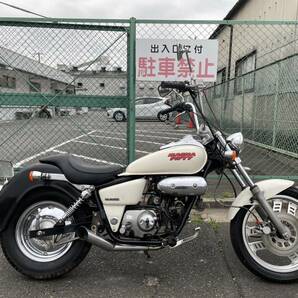 ホンダ マグナ50 AC13 23634㎞ エンジン実働 50㏄ 通勤・通学などに 書類あり 大阪より 売り切り カスタムの画像2