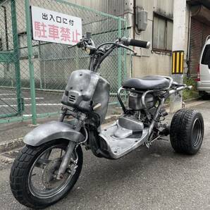 ホンダ ジャイロキャノピー TA02 870㎞ エンジン実働 カスタム 50㏄ 書類あり 大阪より 売り切り ミニカー登録可能 の画像4