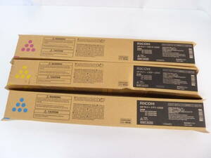 *② Ricoh genuine products MP P toner 3ps.@ Cyan / yellow / magenta unused 