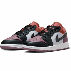 送料無料 24.5cm●NIKE ナイキ エア ジョーダン 1 ロー SE GS AIR JORDAN 1 LOW FB9908-102 AJ 白 紫 橙 パープル