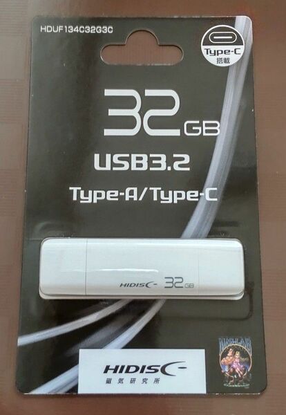 HIDISC USBメモリ 32GB USB3.2 Type-C / Type-A