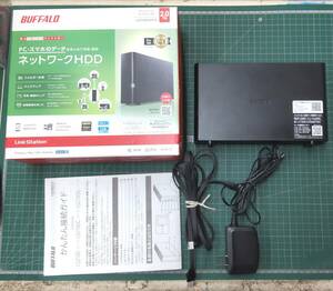 『バッファロー ネットワークHDD 2TB LS210D0201G LinkStation』BUFFALO リンクステーション/中古品/箱付き●3626